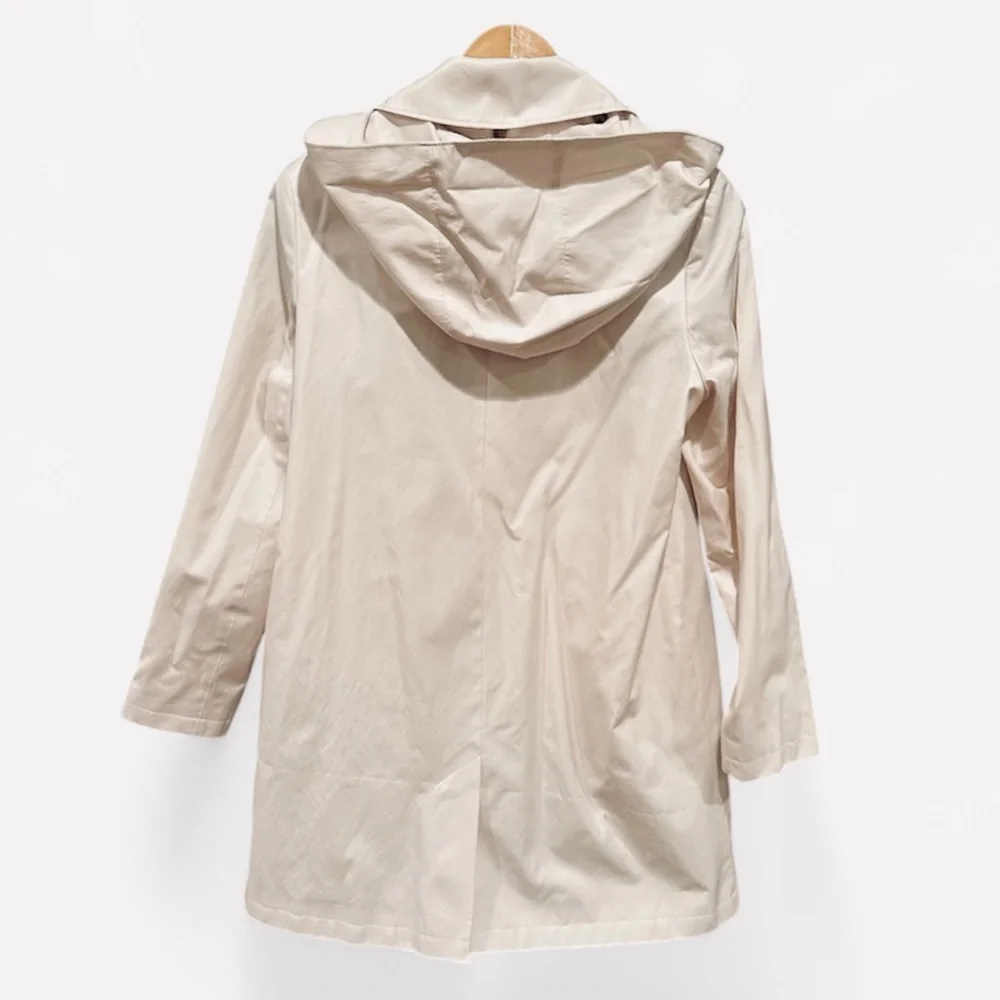 Lauren Ralph Lauren Balmacaan Hooded Raincoat - Picture 2 of 15